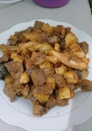 Foto resep Sambel goreng ati ampela kentang