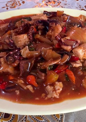 Foto resep Cumi Saos Padang