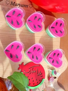 عکسی از دستور پودینگ هندوانه ای🍉یلدایی