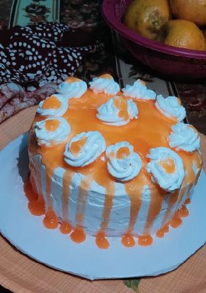অরেঞ্জ পেস্ট্রী কেক (Orange Pastry Cake Recipe in Bengali) রেসিপির প্রধান ছবি