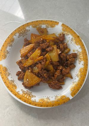 Foto resep Tumis daging kecap kentang