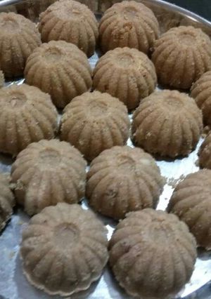 A picture of Churma Ladoo.