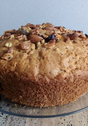 Una foto de Torta de Navidad rellena con dulce de leche