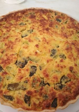 Una foto de Tarta de zapallitos