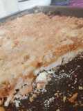 Tarta de dulce de leche con coco