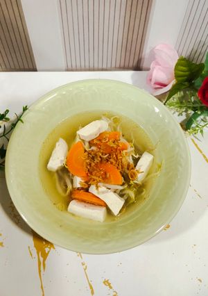 Foto resep Sup Tahu wortel toge
