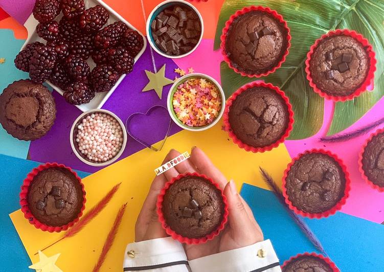 Steps to Make Award-winning Brownie muffins  Super quick and easy!