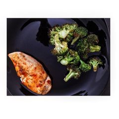 Simple Thai Chicken Breast With Roasted Broccoli Florets A picture of Simple Thai Chicken Breast With Roasted Broccoli Florets.