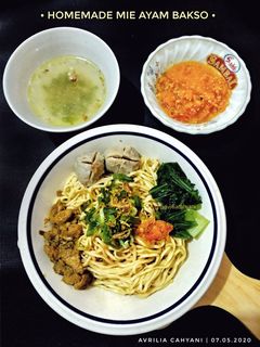Foto resep Homemade Mie Ayam Bakso