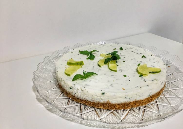 Mojito cheesecake