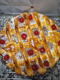Una foto de Pastafrola de dulce de leche!!