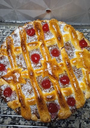 Una foto de Pastafrola de dulce de leche!!