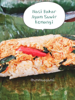 Foto resep 124. Nasi Bakar Ayam Suwir Kemangi