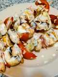 Brochetes de pollo mediterráneo