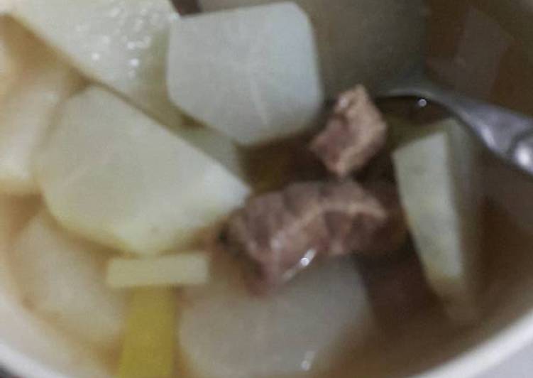 Resep Sop lobak dan daging sapi, Menggugah Selera