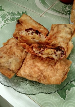 Foto resep 🍌 martabak pisang 🍌