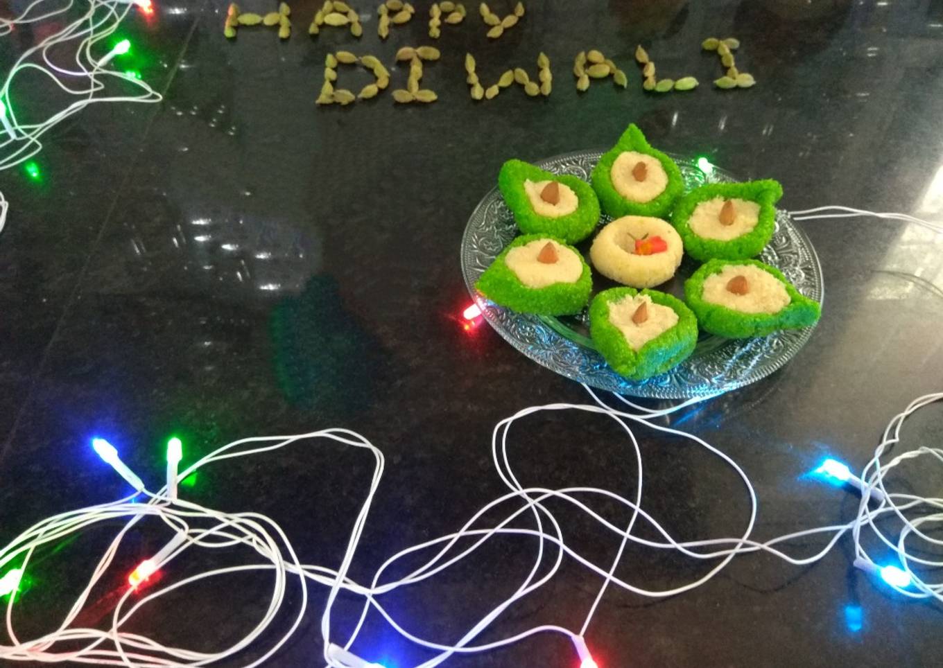 Coconut Diya bites
