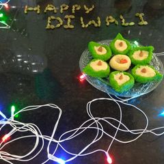 A picture of Coconut Diya bites.