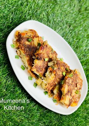 A picture of Potatoes omelette.