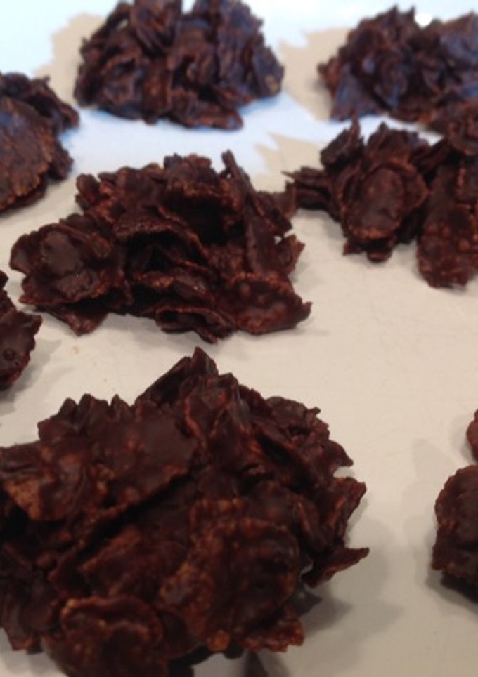 Una foto de Bombones crujientes de Corn Flakes