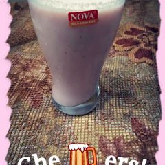 A picture of YumMy 😋 Strawberry 🍓 Shake...🥤.