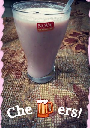 A picture of YumMy 😋 Strawberry 🍓 Shake...🥤.