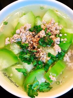 Hình của món Canh Bí Đao Nấu Thịt Bằm.
