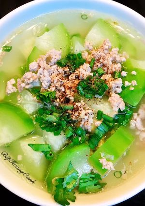 Hình của món Canh Bí Đao Nấu Thịt Bằm.