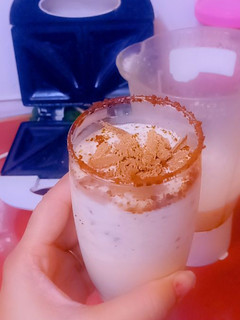 A picture of Chocolate milk shake.