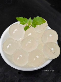 Foto resep Bola air kelapa (isian mochi kelapa)