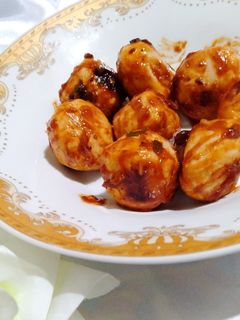 Foto resep Bakso bakar bbq teflon (tanpa tusuk)