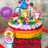 Rainbow Cake Kukus Ny.Liem (Tart Ultah Tema Baby Shark)