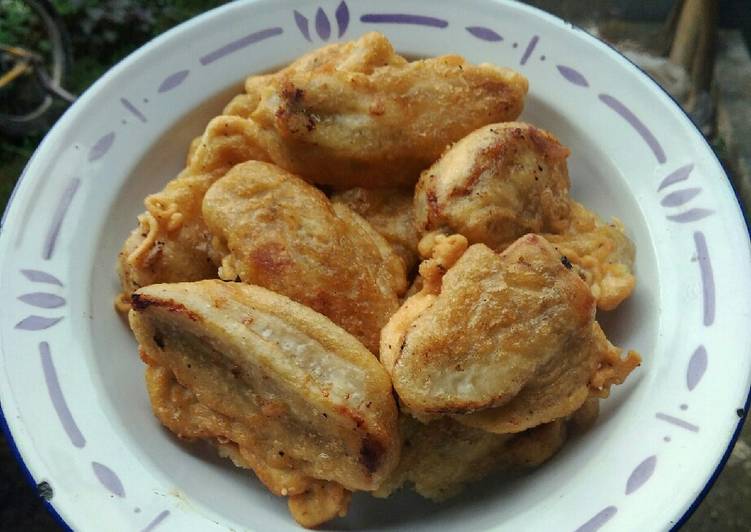 Cara Gampang Menyiapkan Pisang goreng mocaf (gluten free), Menggugah Selera