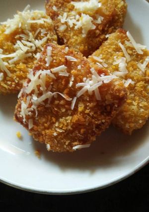 Foto resep Naget pisang keju simple ☺
