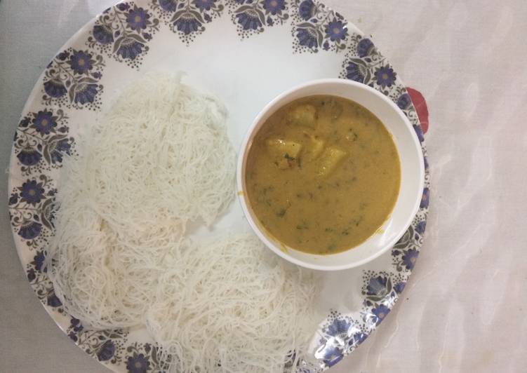 Easiest Way to Make Recipe of Idiyappam with stew