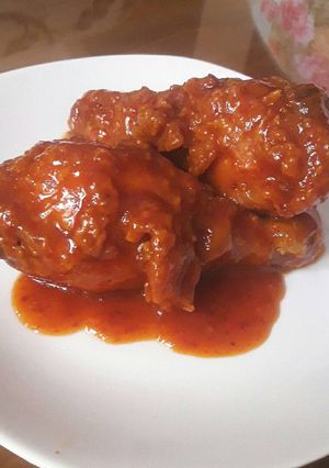 Foto resep Ayam Richeese (saus pedas)