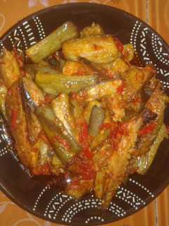 Foto resep Tongkol terong balado