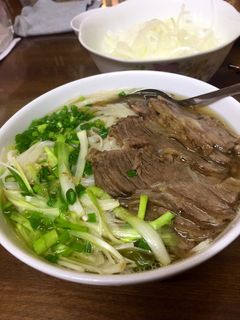 Hình của món Phở bò.