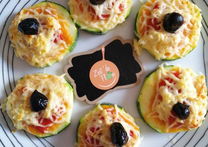 🍕Courgette façon mini pizza végétarienne