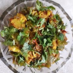 A picture of Gobhi shimla mirch sabzi.