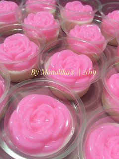 Foto resep Puding Susu Mawar