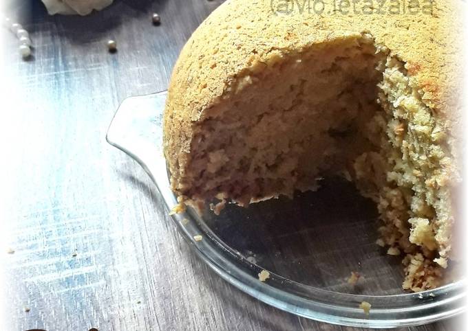 Cara bikin Bolu Pisang Kukus Ekonomis (1 Telur, No Mixer, Takaran Sendok) Cara bikin Bolu Pisang Kukus Ekonomis (1 Telur, No Mixer, Takaran Sendok)