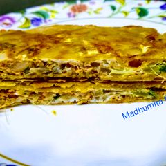 A picture of Egg Paratha.