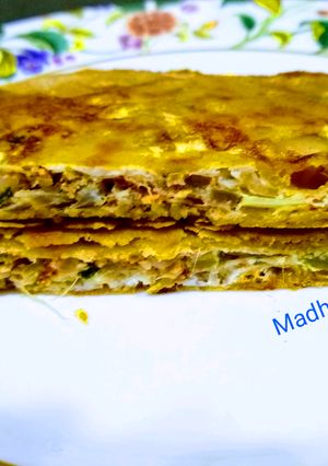 A picture of Egg Paratha.