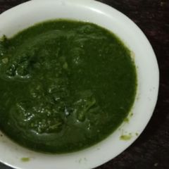 Coriander chutney A picture of Coriander chutney.