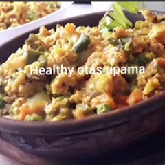 A picture of Healthy oats upma.