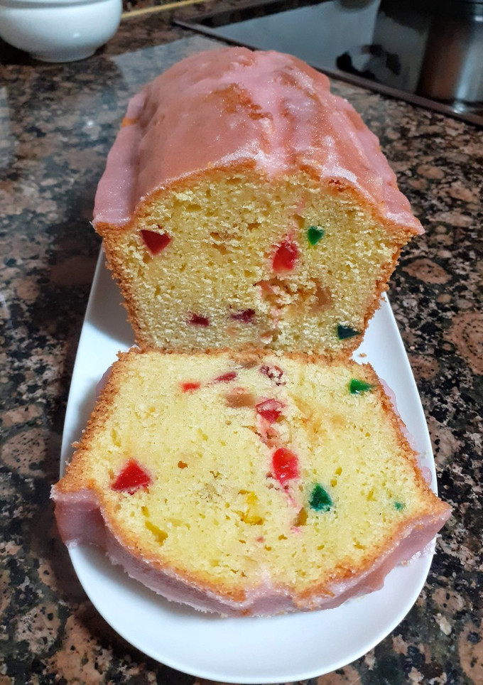 Una foto de Bizcocho de frutas