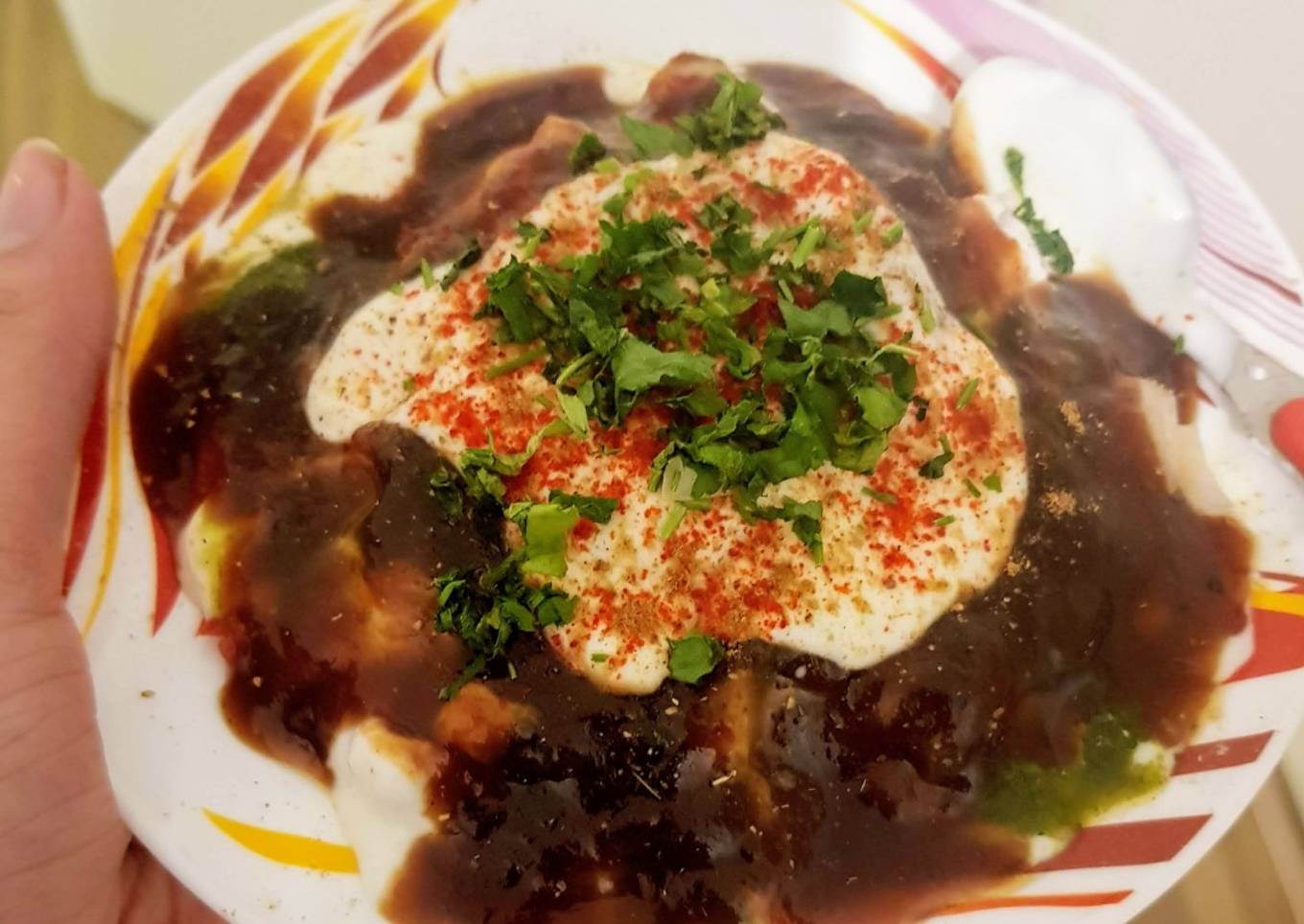 Indian Street Style Potato Chaat