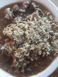 Guiso de arroz con menudos