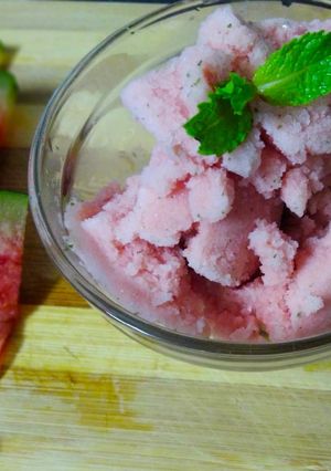 A picture of Watermelon sorbet.